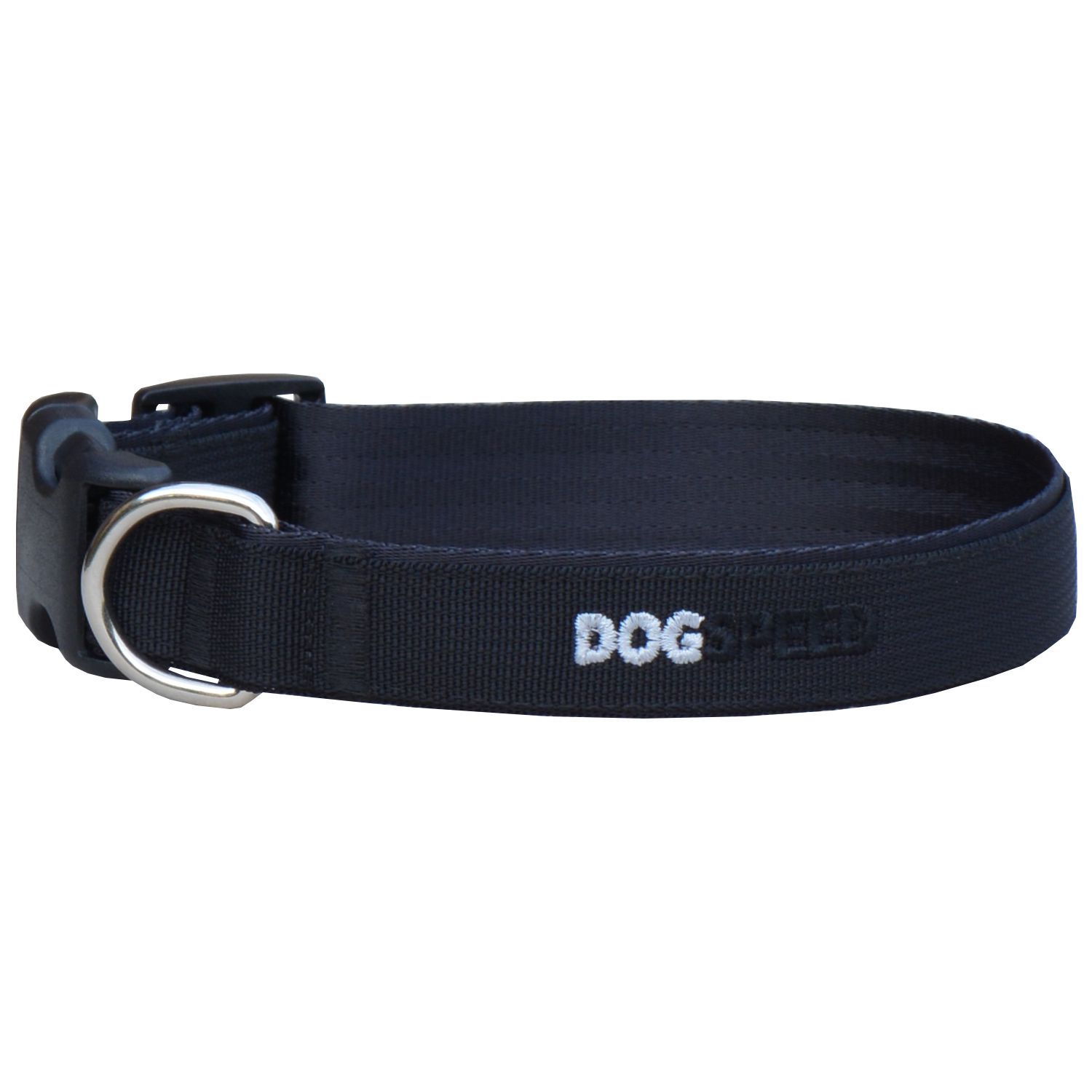Obroża dla psa czarno-czarna, możliwy haft np. imię psa, szer. 2,5cm 