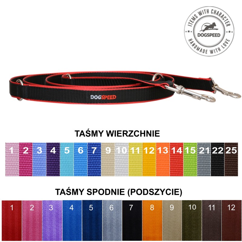 Smycz przepinana - seria TS31 TP50 (szer. 2,5 cm)