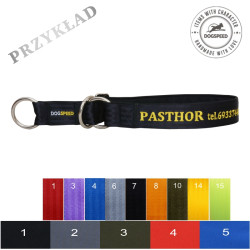 obroża półzaciskowa personalizowana