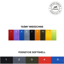 Obroża półzaciskowa z haftem – personalizowana|Soft TS31_38 EM 4,0