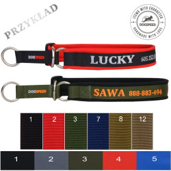 obroża półzaciskowa personalizowana