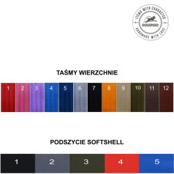 Obroża półzaciskowa z imieniem i telefonem | Soft TS31 EM 3,0 cm