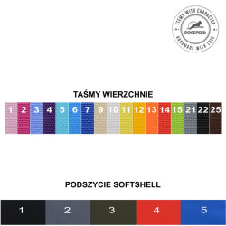 Obroża półzaciskowa z haftem 3,0 cm – personalizowana obroża dla psa